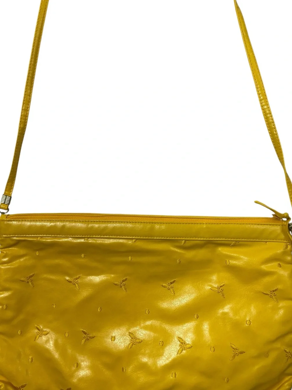 Vintage Yellow Floral Purse 80s Shoulder Bag Granny Boho Summer Cottagecore